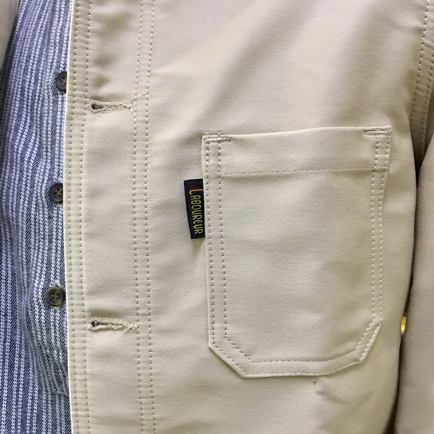 Katoenmix Moleskin jasje 3-pocket