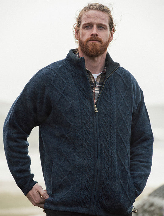 Wool windbreak-lined sweaters !