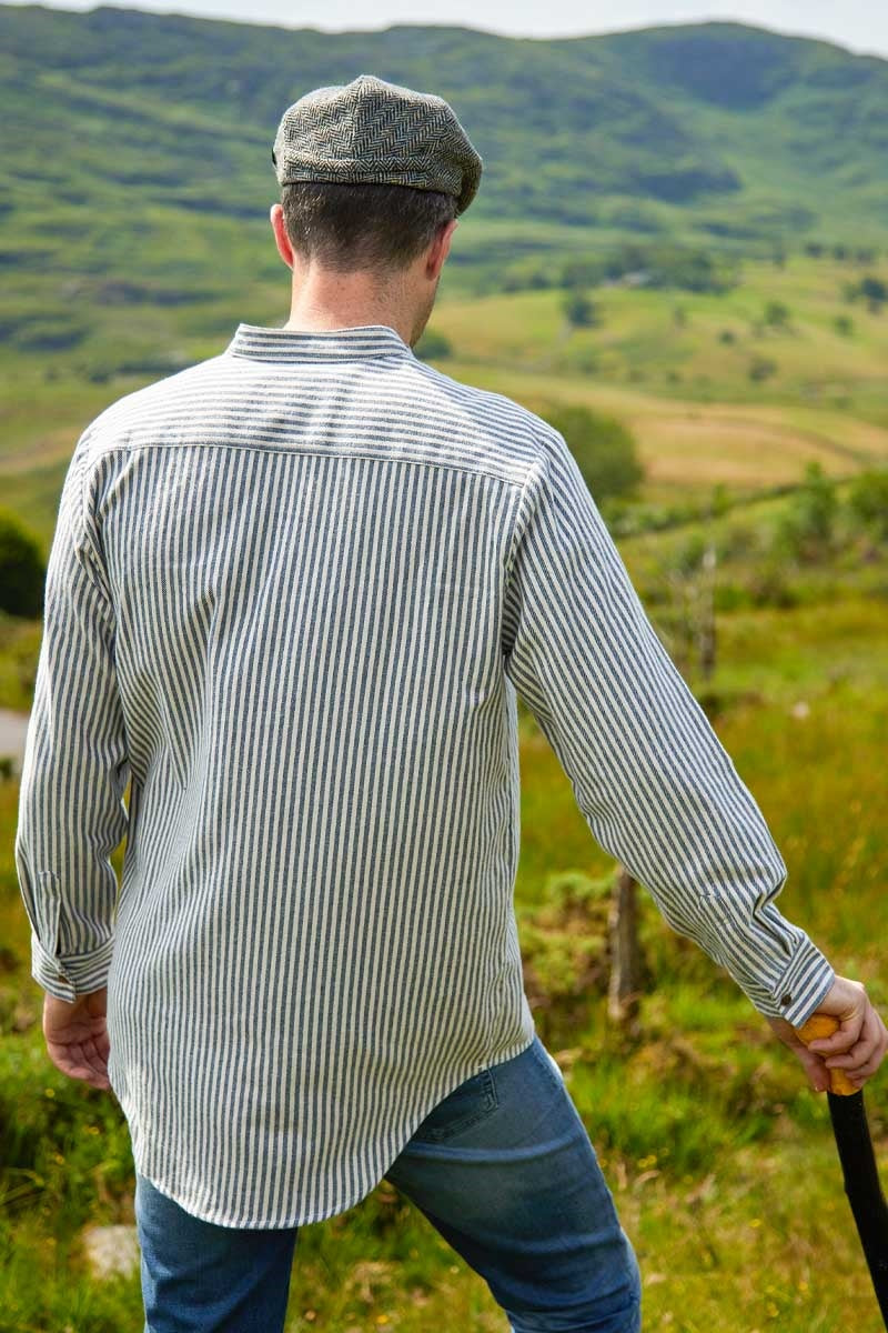 Traditioneel flanellen grandfather shirt