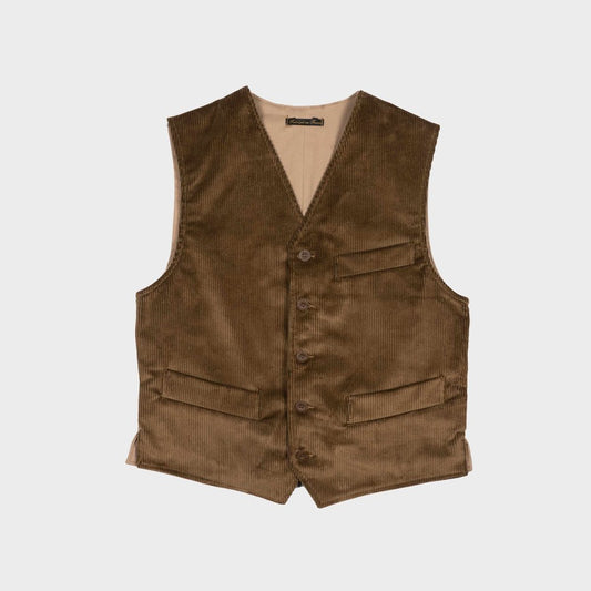 "Manchester" zware kwaliteit corduroy gilet