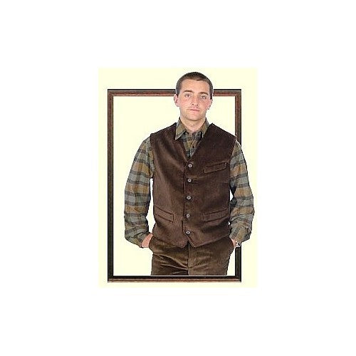 "Manchester" zware kwaliteit corduroy gilet
