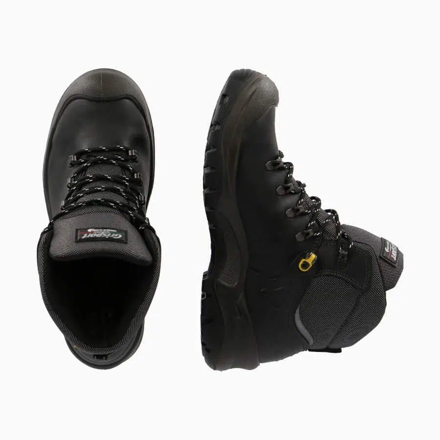 Werkschoenen leer hoog (overneus)