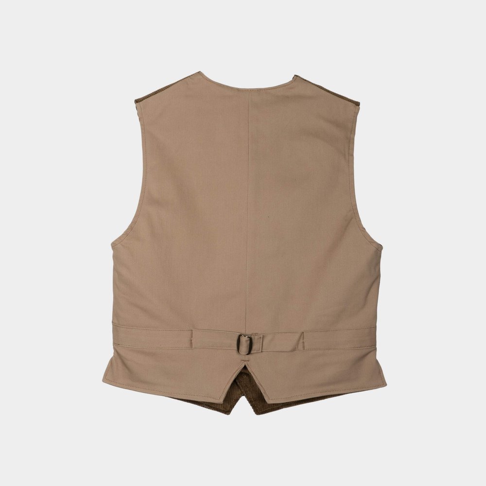 "Manchester" zware kwaliteit corduroy gilet