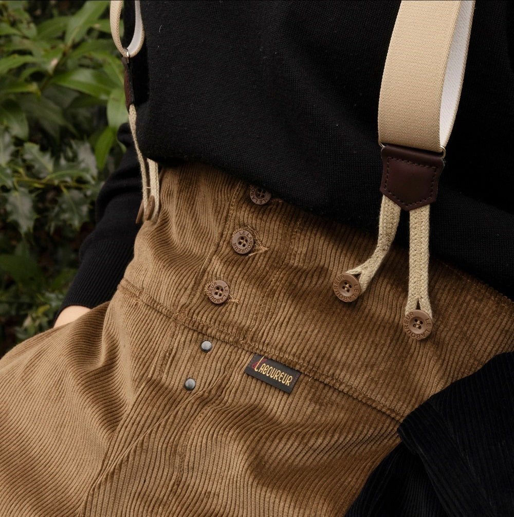 Manchester corduroy high waist artisan pant